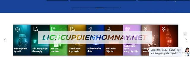 Chọn thư mục lịch ngừng giảm cung cấp điện