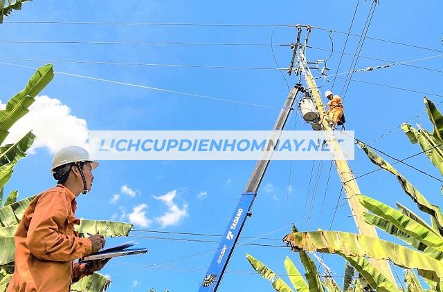 Lịch cúp điện Đắk Nông hôm nay