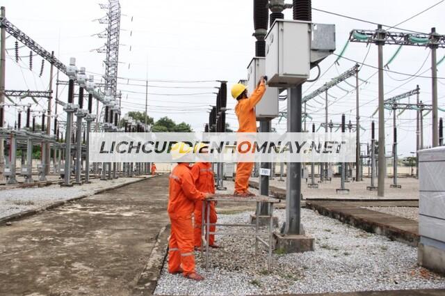 Tần suất ngừng việc cung cấp điện của tỉnh Quảng Trị
