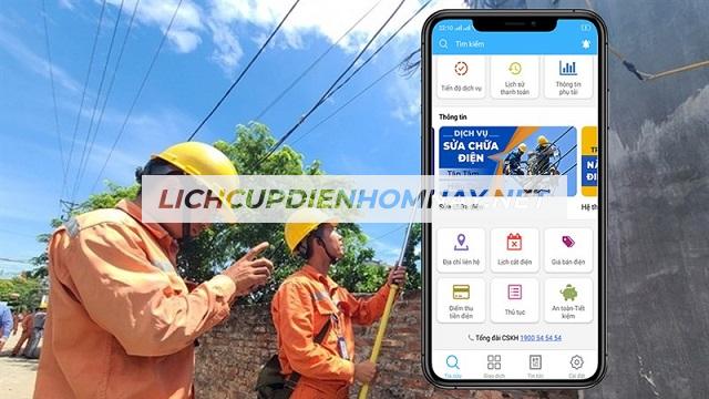 Tra cứu cúp điện Đắk Nông bằng Website của tập đoàn