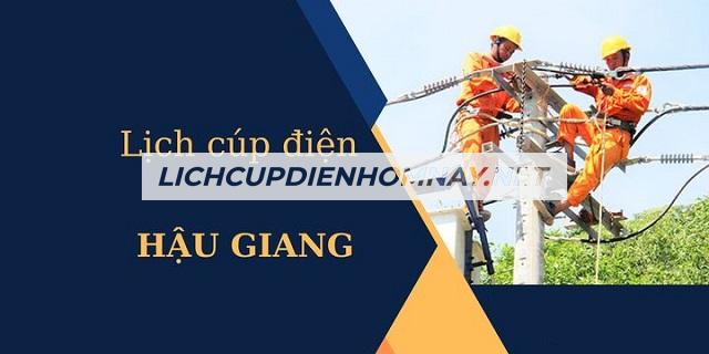 Các cách xem lịch cúp điện Hậu Giang hôm nay